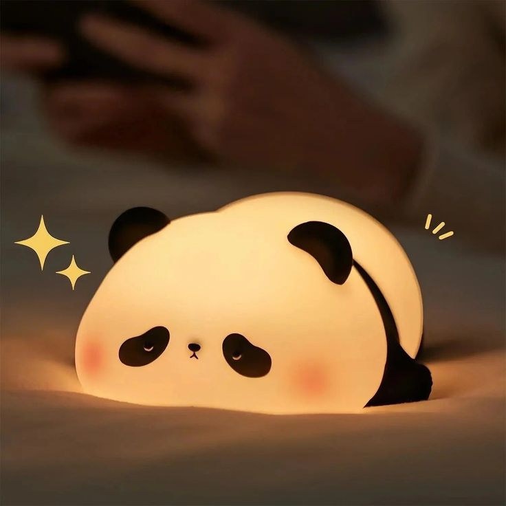 Rechargeable Panda Lamp — Silicone Night Light