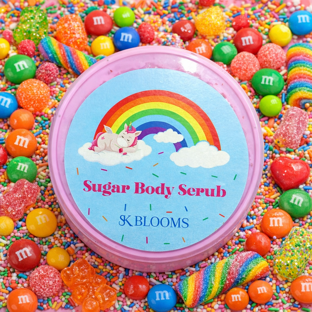 SK Blooms Natural Sugar Body Scrub (150ml)
